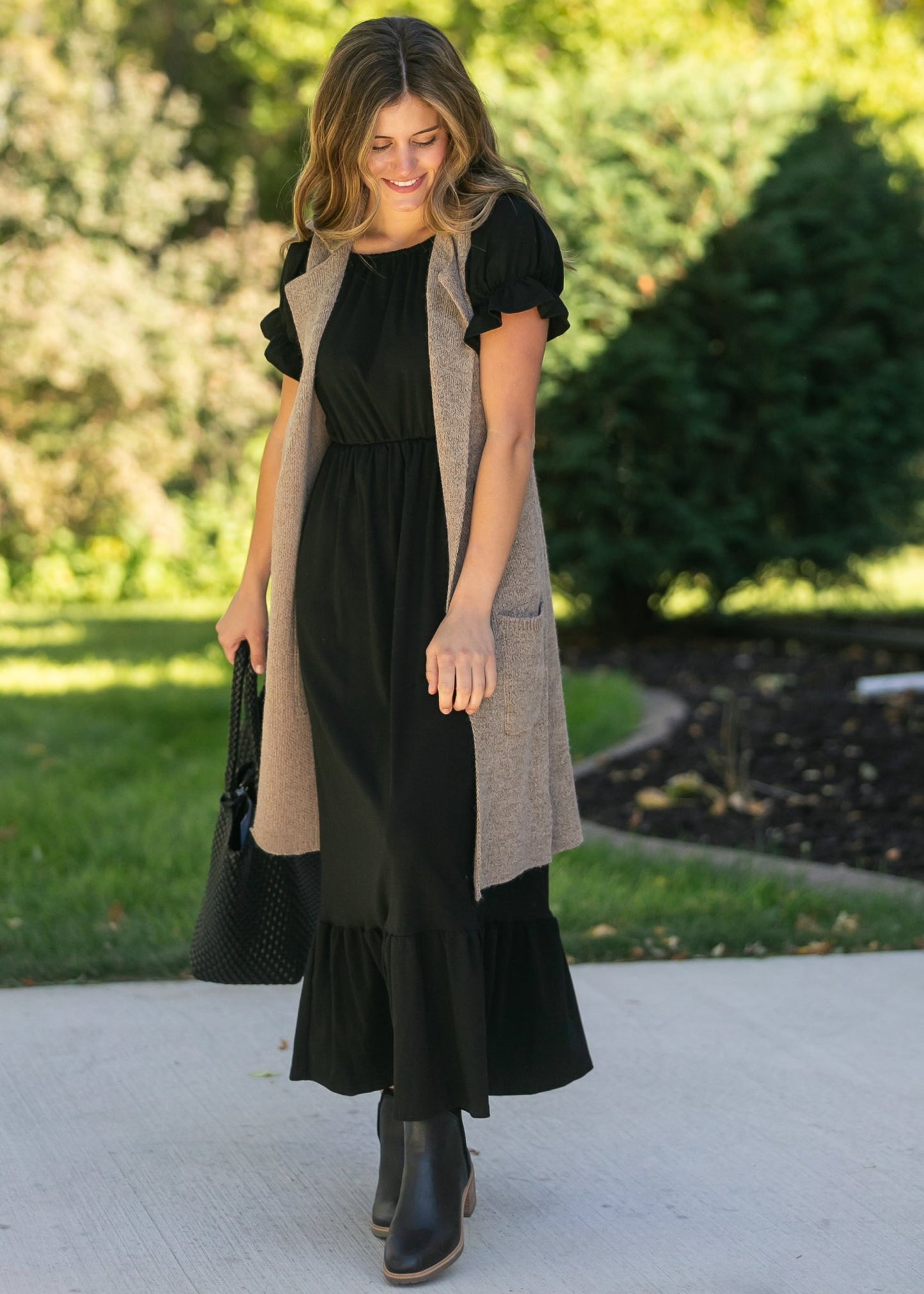 Amy Puff Sleeve Maxi Dress - FINAL SALE