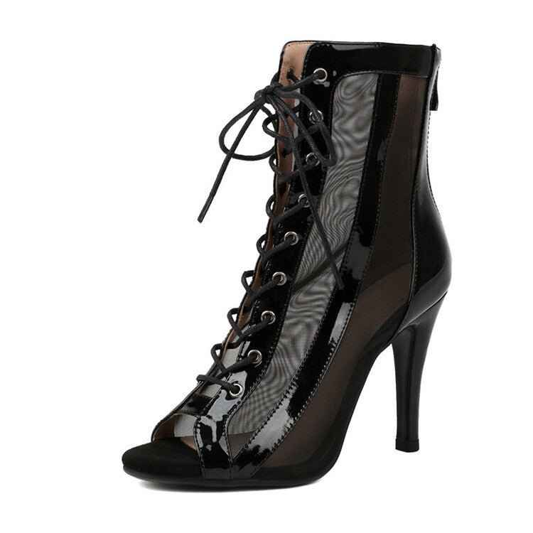 Strap Jazz Dance High Heels : With Open Toe