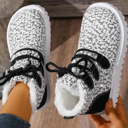 Sparkling Lace Up : Ankle Boots