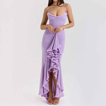 Womans High-end : Strapless Sleeveless Long Dress