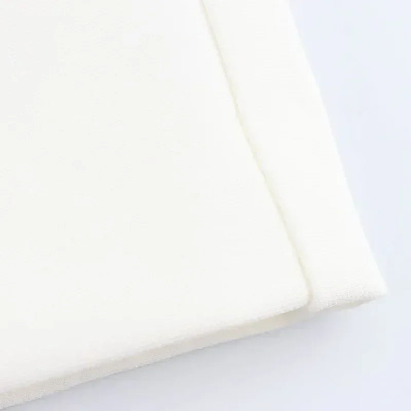 MUJER White Backless Short Dress Woman Halter Elegant Party Dresses for Women off Shoulder Mini Dress Women New in Dresses Woman