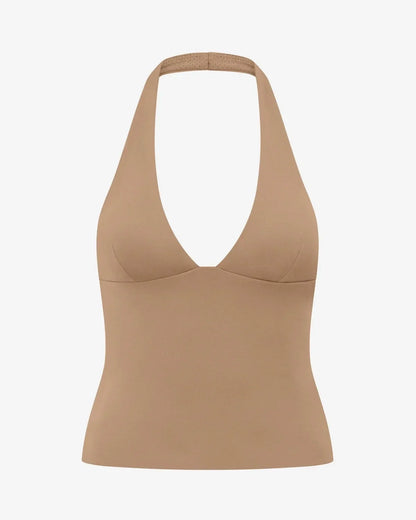 Woman Top Gym Impact Halter Top