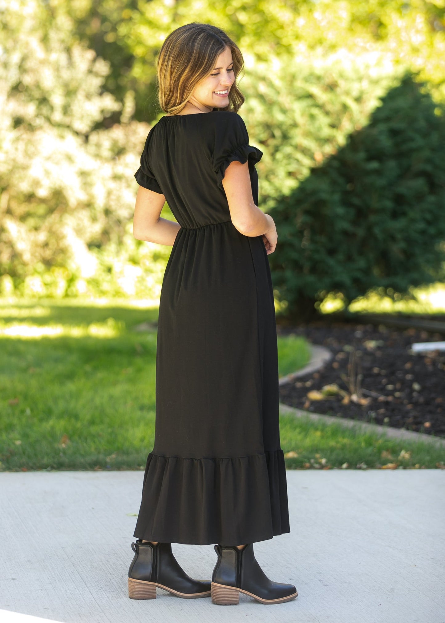 Amy Puff Sleeve Maxi Dress - FINAL SALE
