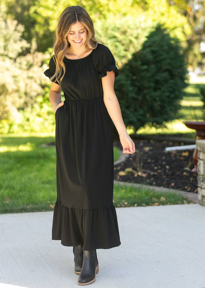 Amy Puff Sleeve Maxi Dress - FINAL SALE