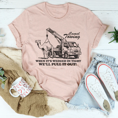 Camel Towing When It's Wedged In Tight Tee
