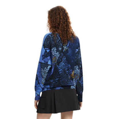 Desigual Women's Woman Flat Knit Thick Gauge Pullover