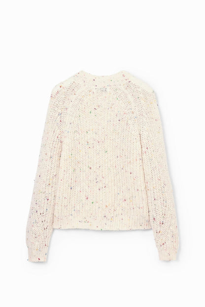 Desigual Women's Woman Flat Knit Thick Gauge Pullover