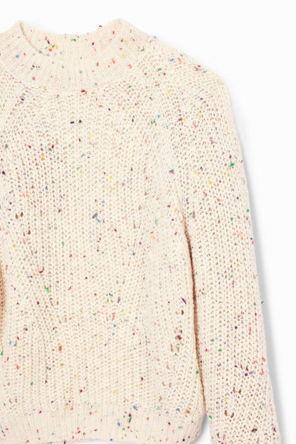 Desigual Women's Woman Flat Knit Thick Gauge Pullover