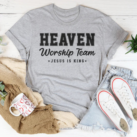 Heaven Worship Team Jesus Is King Tee