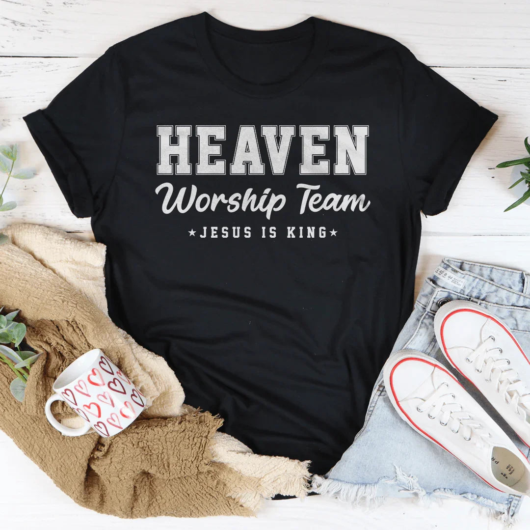 Heaven Worship Team Jesus Is King Tee