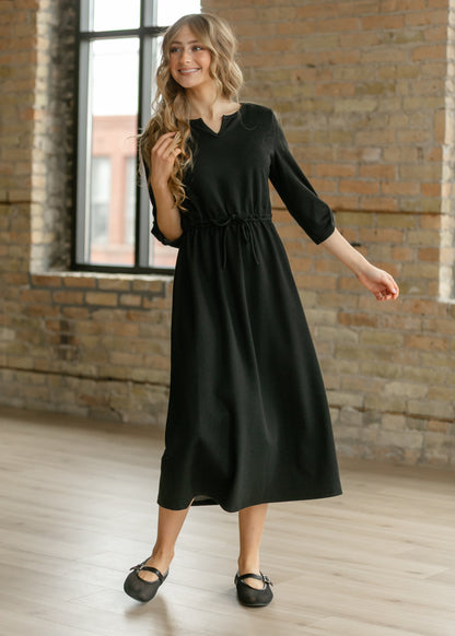 Monica Tie Waist Midi Dress - FINAL SALE