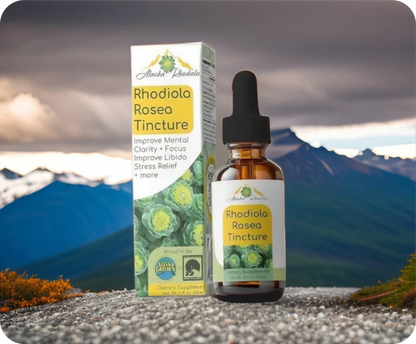 Rhodiola Rosea Tincture – Natural Stress & Energy Support (2 oz)